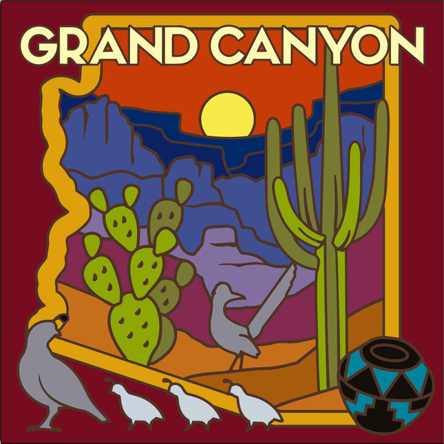 Grand Canyon Icons Tile (4512)