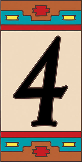 Southwest House Number Tiles (SW)