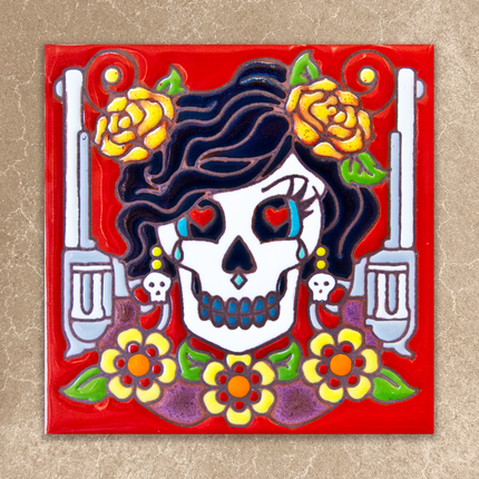 Day of the Dead Bandita Tile (6005)