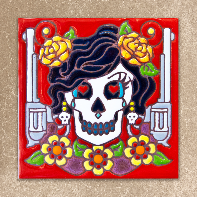 Day of the Dead Bandita Tile (6005)