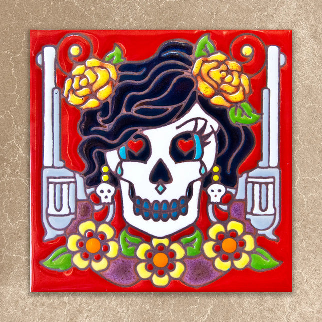 Day of the Dead Bandita Tile (6005)