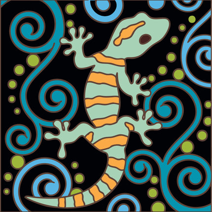 Fancy Gecko Tile (6082)