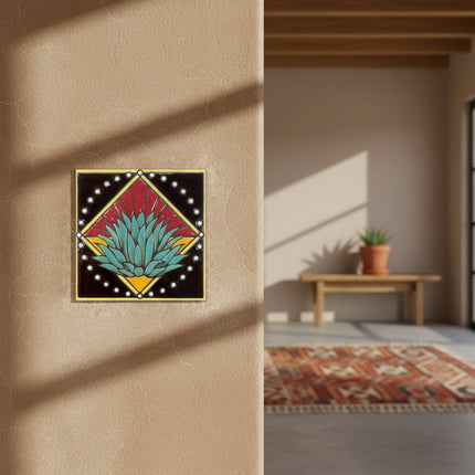 Agave with Border Tile (6102)