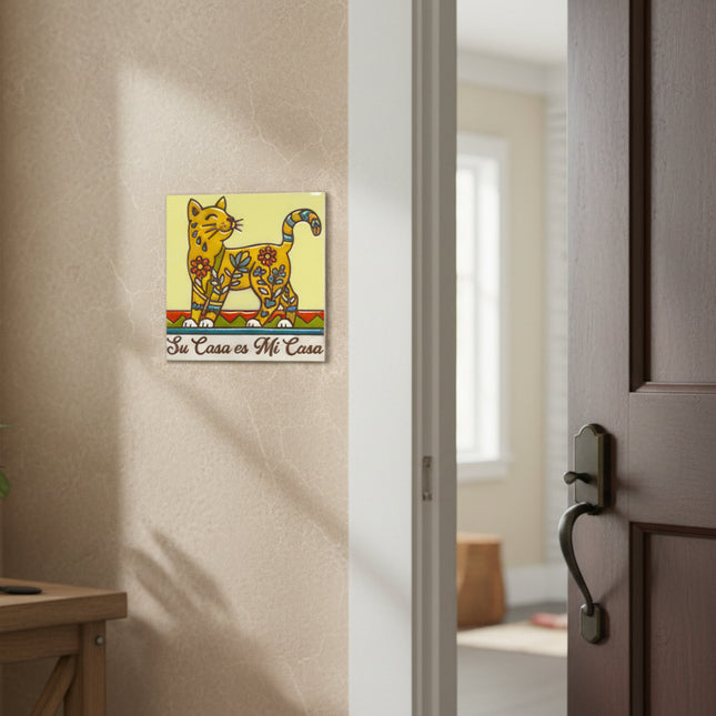 Su Casa es Mi Casa Cat Tile (6320)