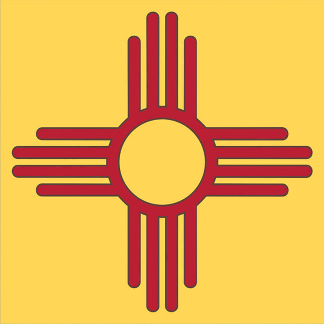 Zia Ceramic Tile | New Mexico Gift | Southwestern Wall Decor | Colorful Kitchen Trivet