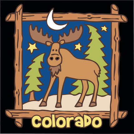 Colorado Moose Tile