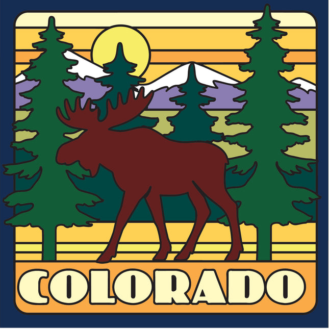 Colorado Moose Tile (7068)