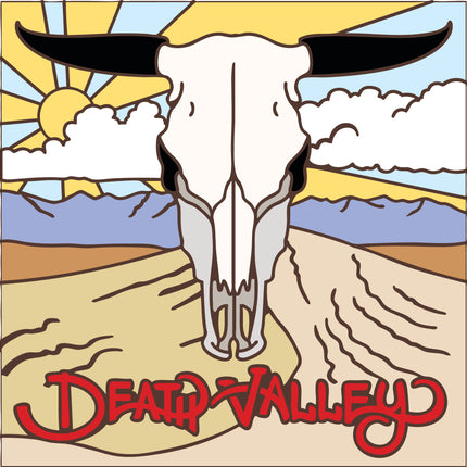 Death Valley Cow Skull Tile