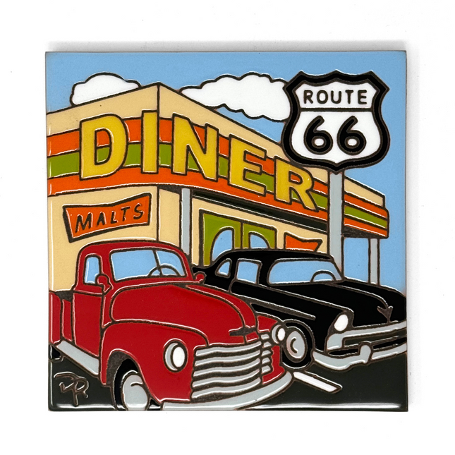 Route 66 '50s Diner Tile