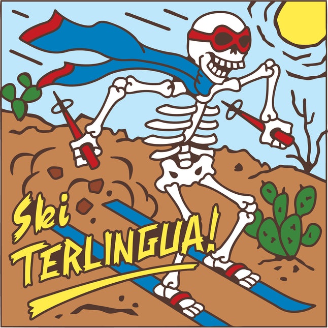 Ski Terlingua, Texas Day of the Dead Tile (7553A)