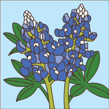 Bluebonnets Ceramic Tile Art Trivet | Kitchen Trivet | Unique Texas Gift | Floral Decor