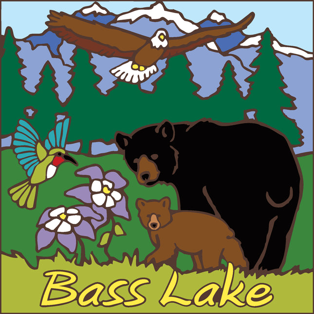 Bass Lake Bear Tile (7633A / 9431)