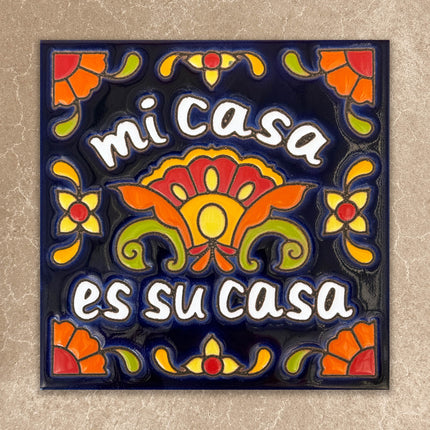 Talavera "Mi Casa es Su Casa" Tile (7919)