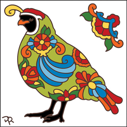 Talavera Quail Tile