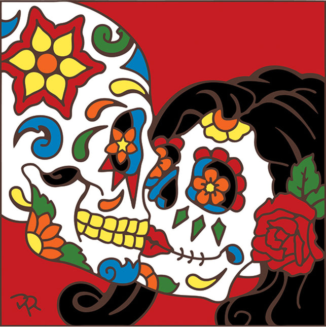 Day of the Dead The Kiss Tile (8088)