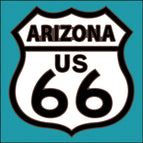 White Sign on Turquoise Background