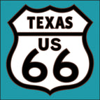 White Sign on Turquoise Background