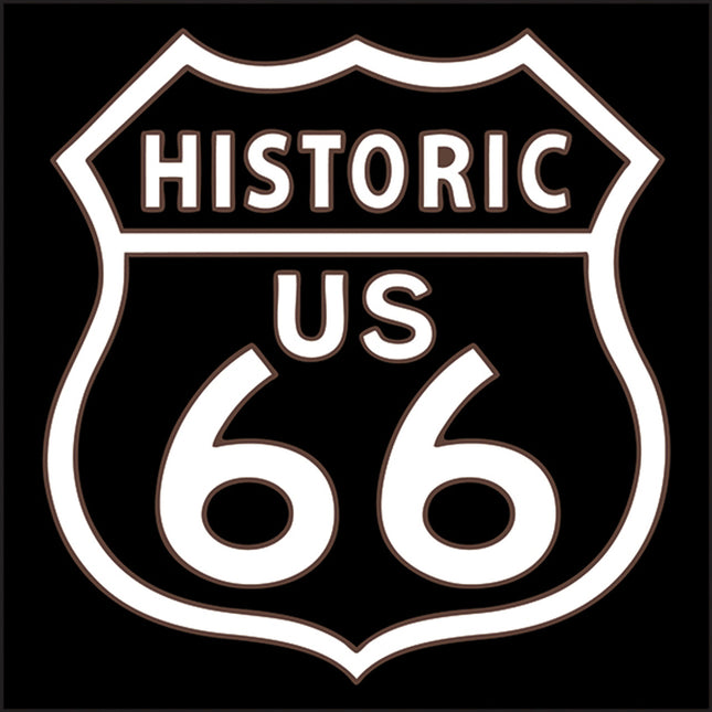 Historic Route 66 Road Sign Tile | Ceramic Tile Trivet Art Gift | Travel Gift | Loose Ceramic Tile