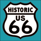 White Sign on Turquoise Background