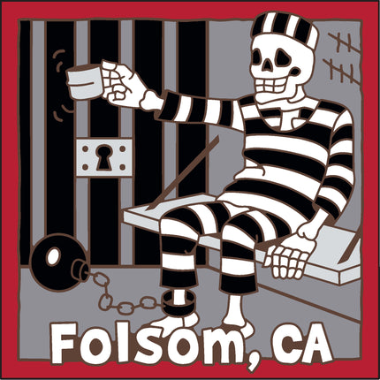 Day of the Dead Folsom Prison Tile (947AA)