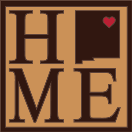 New Mexico Home State Tile |  Ceramic Tile Kitchen Trivet | Southwest Desert Gift | NM Art