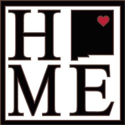 New Mexico Home State Tile |  Ceramic Tile Kitchen Trivet | Southwest Desert Gift | NM Art
