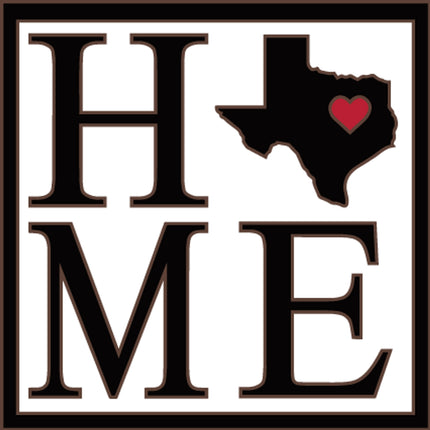 Texas Home State Tile |  Ceramic Tile Kitchen Trivet | Southwest Desert Gift | TX Art