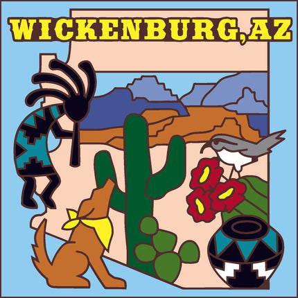 Wickenburg, AZ Icons Tile (8744A)