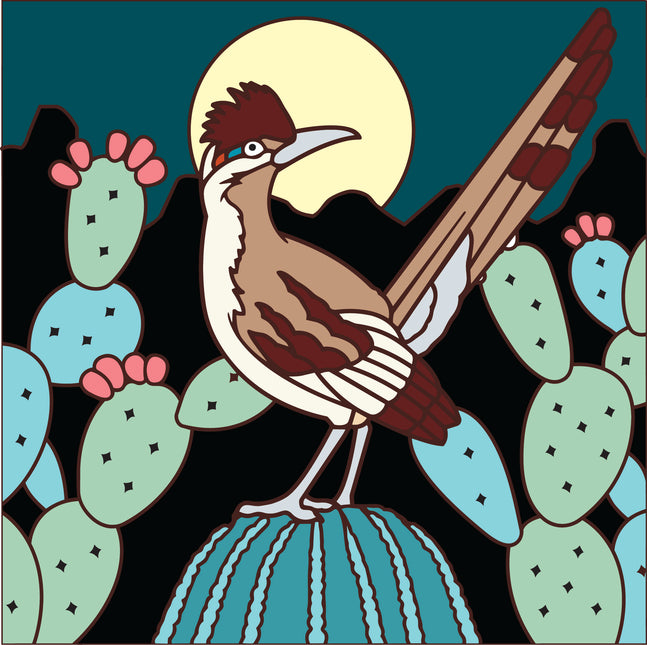 Roadrunner Moonlit View Tile (8939A)