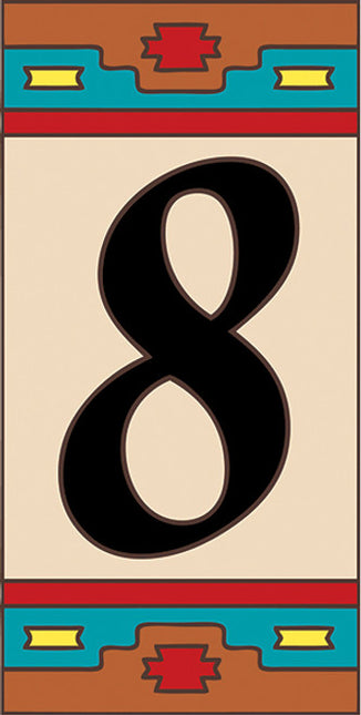 Southwest House Number Tiles (SW)