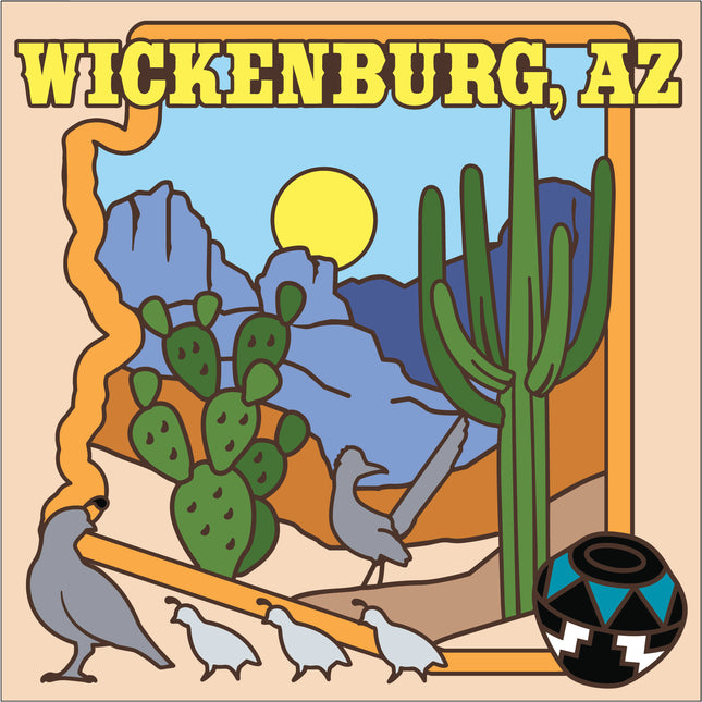 Wickenburg, AZ Icons Tile (9423 / 8744A)