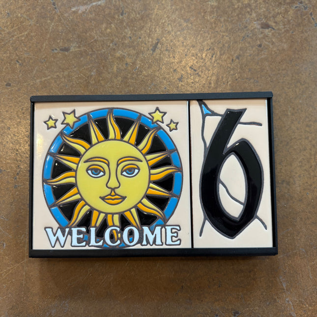 Metal Frame for Earthtones Tile House Number & Art Tiles