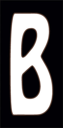 White on Black Letter and Symbol Tiles
