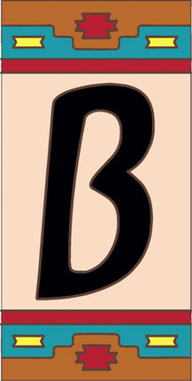 Southwest Letter and Symbol Tiles