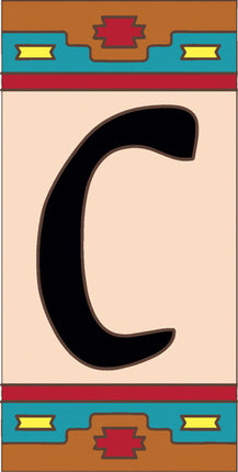 Southwest Letter and Symbol Tiles