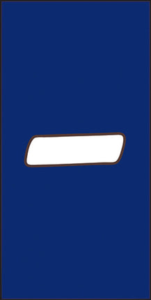 White on Cobalt Blue Letter and Symbol Tiles