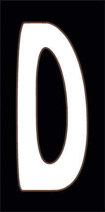 White on Black Letter and Symbol Tiles