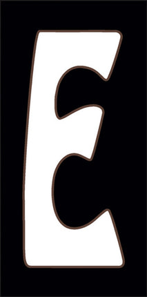 White on Black Letter and Symbol Tiles