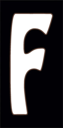 White on Black Letter and Symbol Tiles