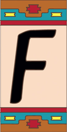 Southwest Letter and Symbol Tiles
