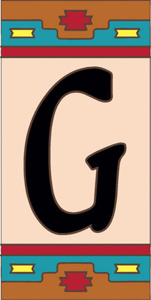 Southwest Letter and Symbol Tiles