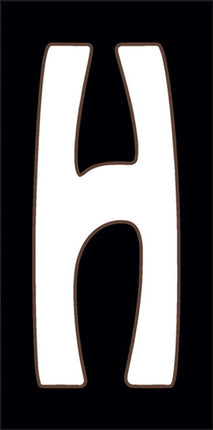 White on Black Letter and Symbol Tiles