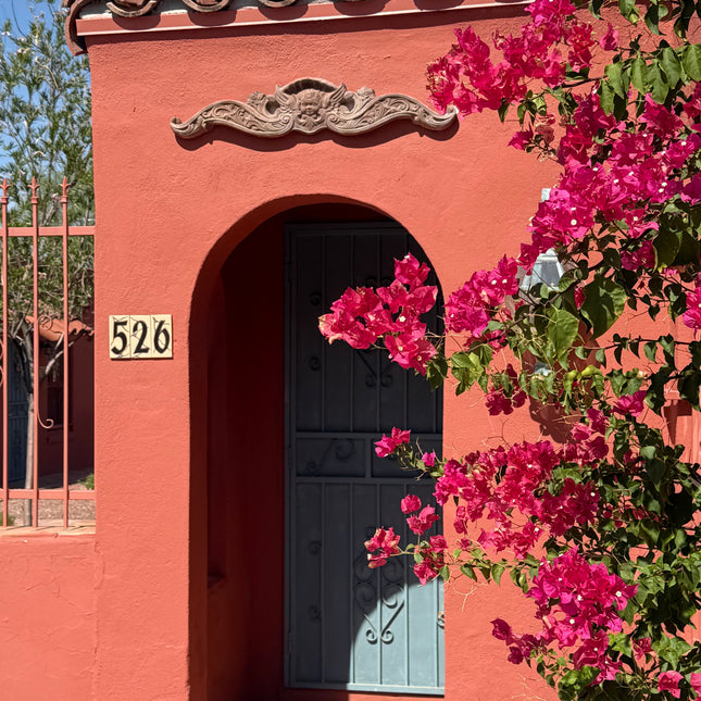 Southwest Adobe Sand House Number Tiles (A)