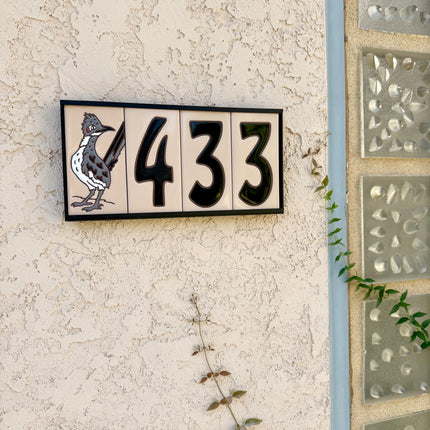 Traditional Sand House Number Tiles (HA)