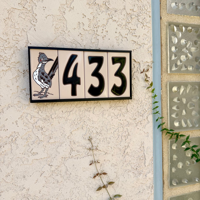 Traditional Sand House Number Tiles (HA)