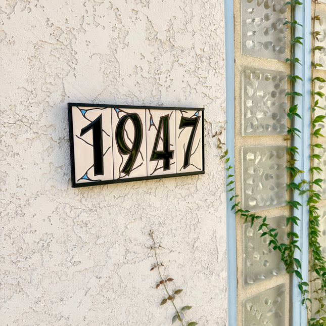 Southwest Adobe Sand House Number Tiles (A)