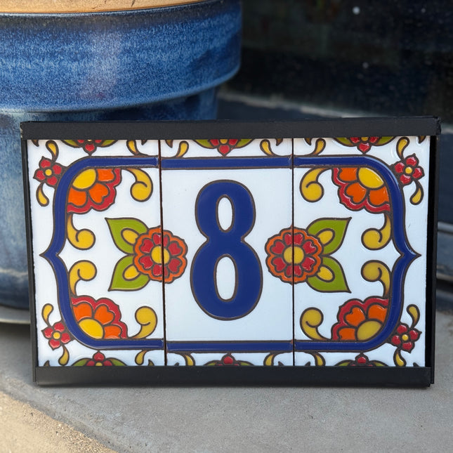 Metal Frame for Earthtones Tile House Number & Art Tiles