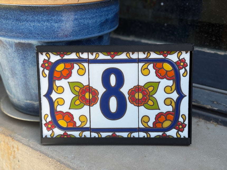 Metal Frame for Earthtones Tile House Number & Art Tiles