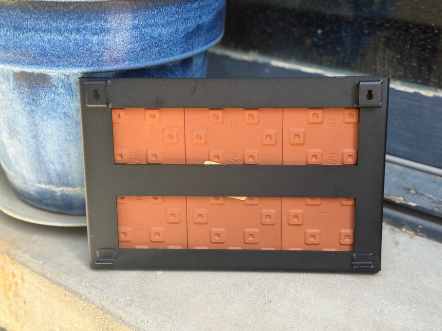Metal Frame for Earthtones Tile House Number & Art Tiles
