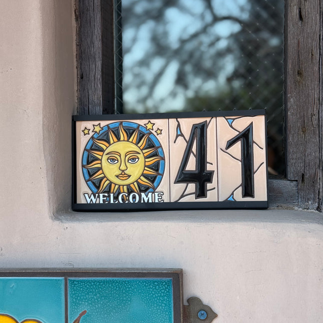 Metal Frame for Earthtones Tile House Number & Art Tiles